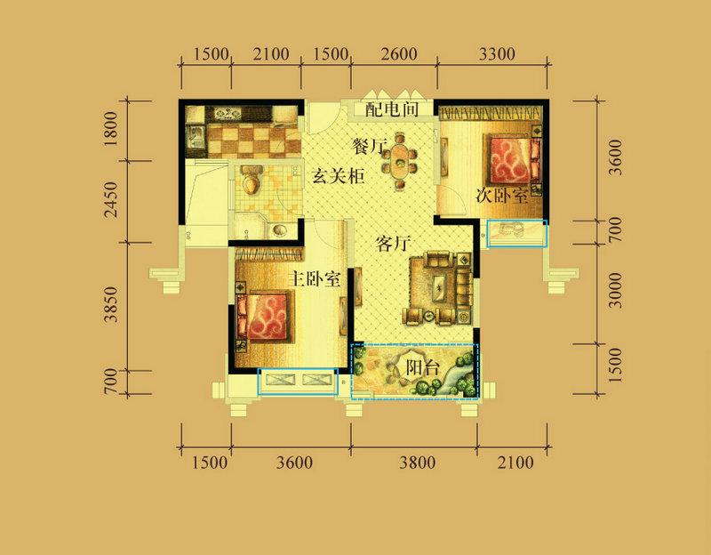 混搭平面設(shè)計圖