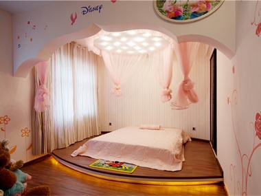 130平欧式风格家装案例图卧室