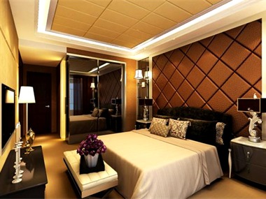 190平中式风格家装案例图卧室
