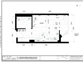 30平米超級(jí)小公寓裝修實(shí)景效果展示《純凈》平面圖