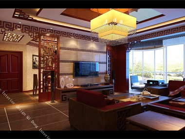 中国传统的室内设计融合着庄重和优雅的双重品质从室内